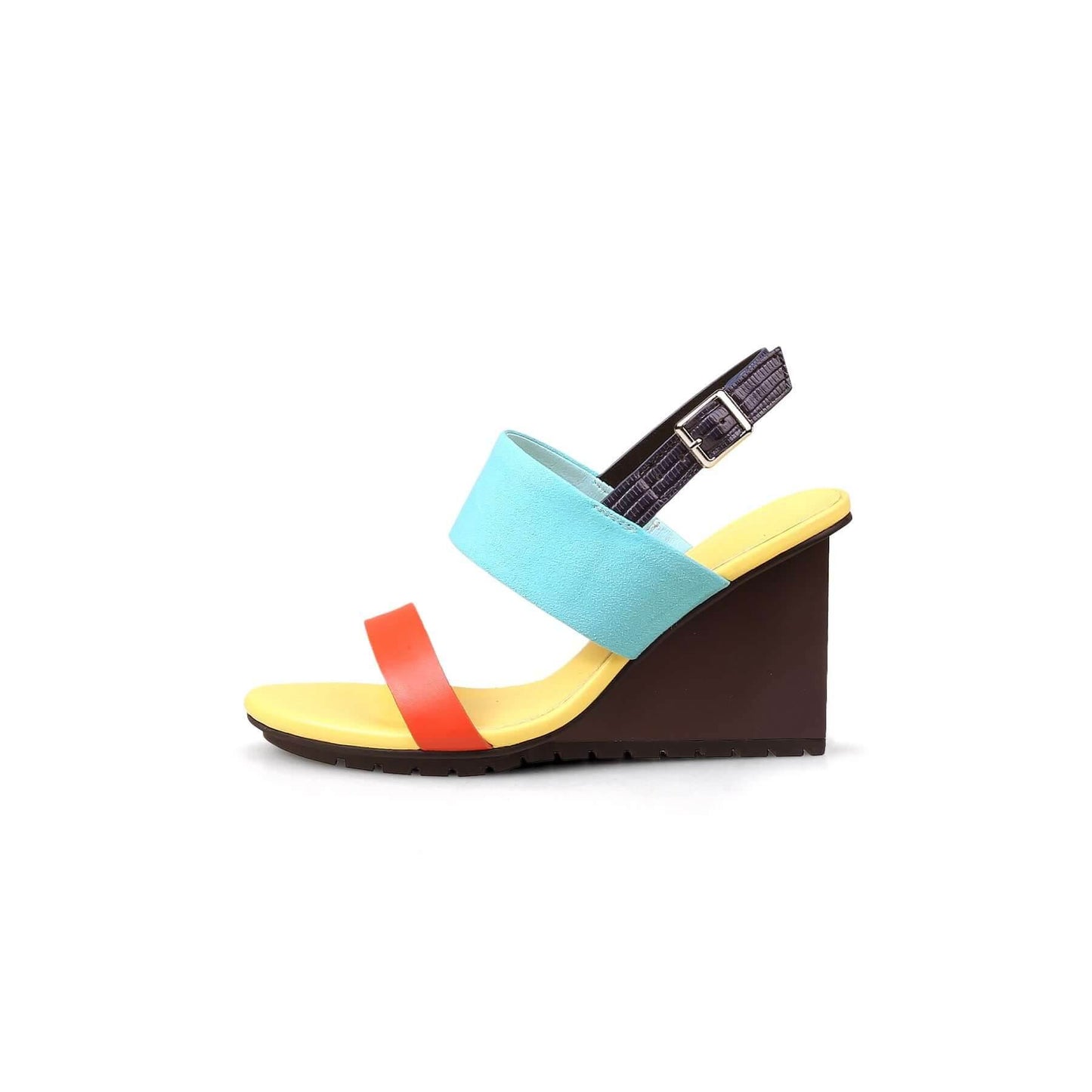 Jady Rose Sandales compensées été femme Noir Confort - Bien-être & style