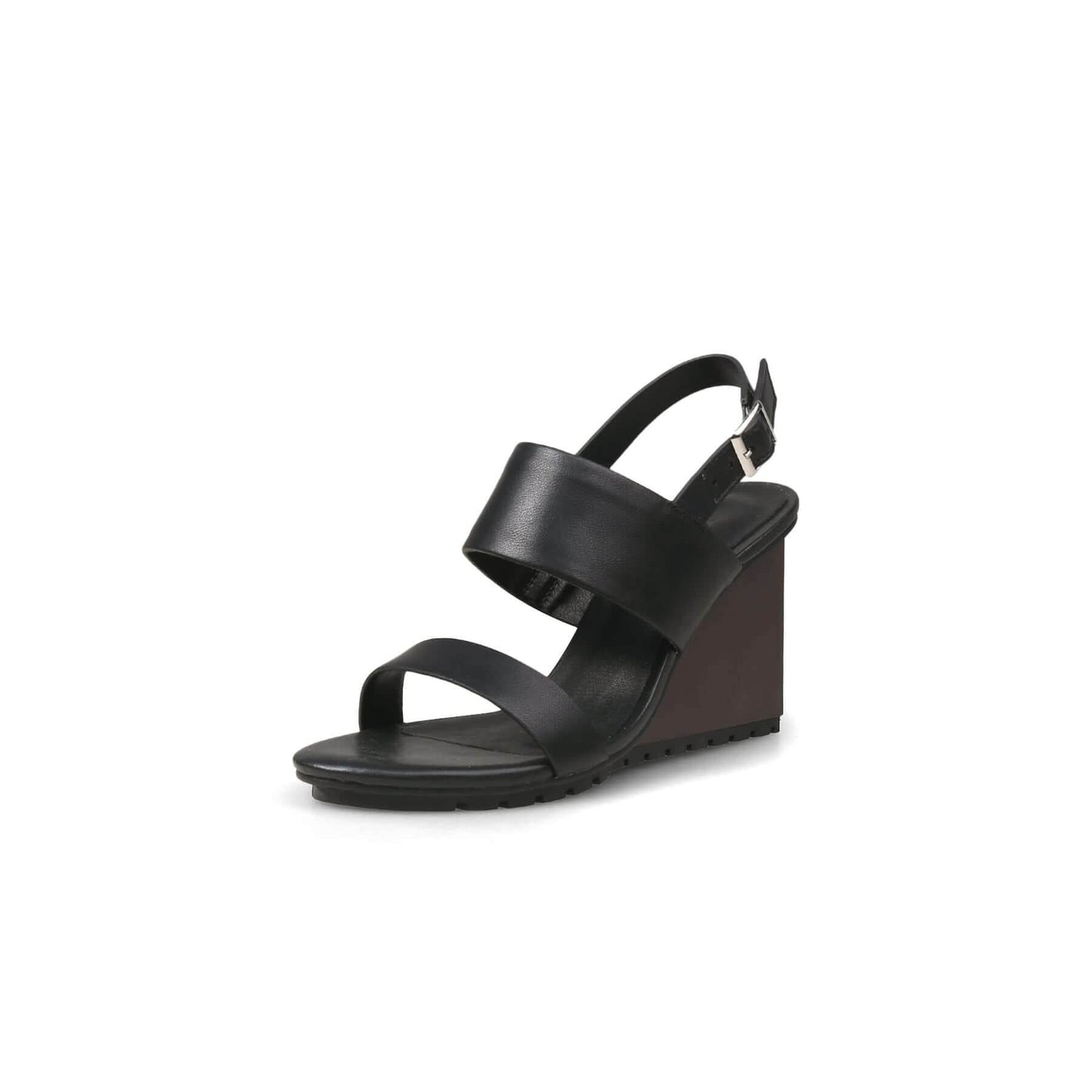 Jady Rose Sandales compensées été femme Noir Confort - Bien-être & style