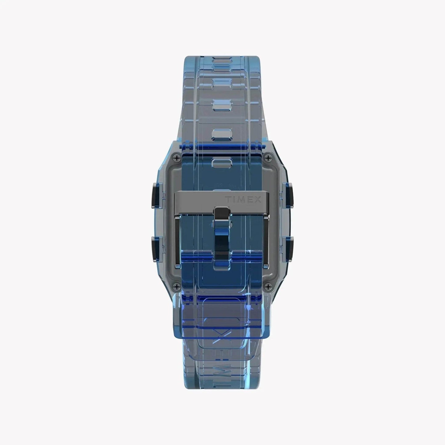 Montre Timex bleu transparent unisexe digitale quartz - Bien-être & style