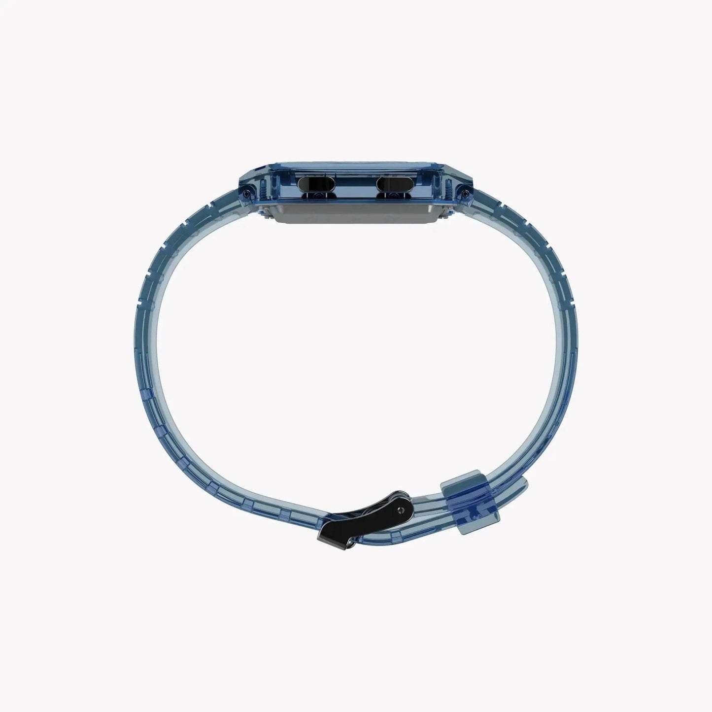Montre Timex bleu transparent unisexe digitale quartz - Bien-être & style