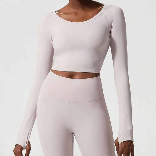 T-shirt de Yoga Longue Femme Personnalisable