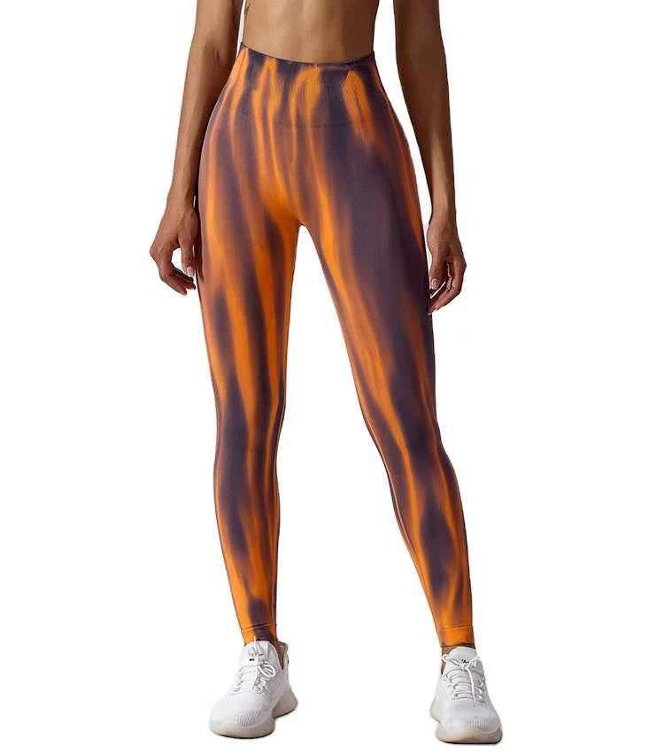 Leggings de Yoga Taille Haute avec Contrôle du Ventre