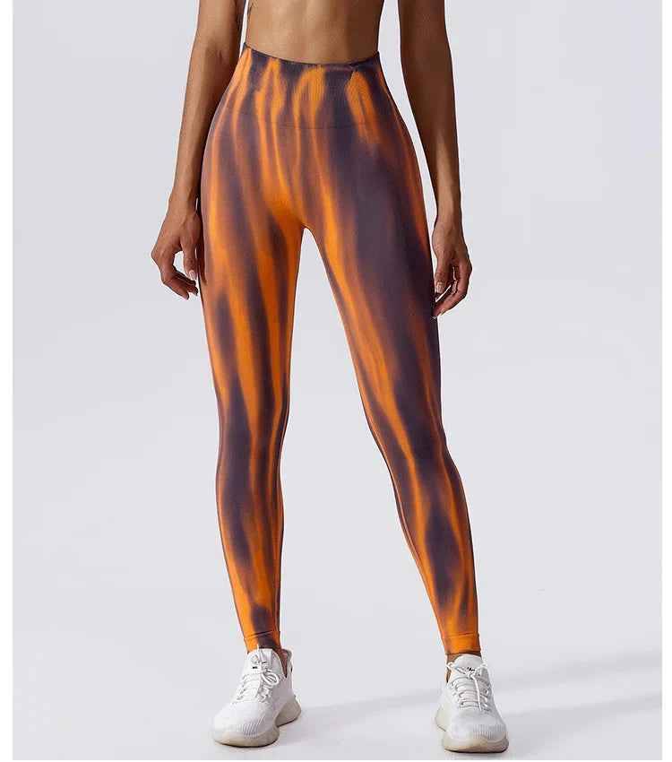 Leggings de Yoga Taille Haute avec Contrôle du Ventre