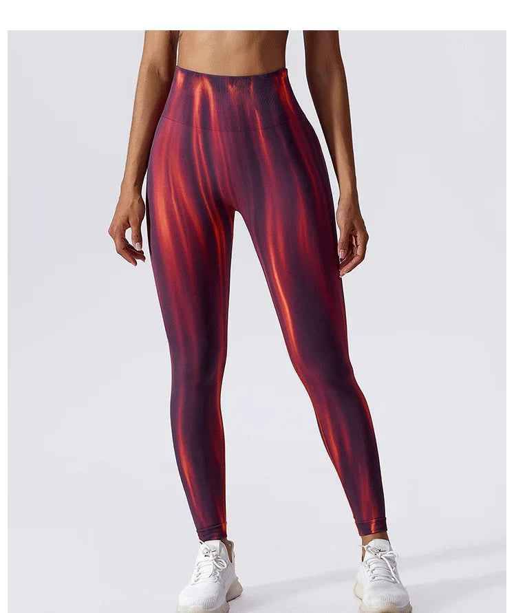 Leggings de Yoga Taille Haute avec Contrôle du Ventre