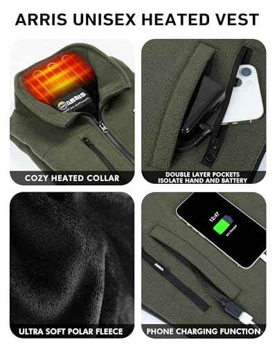 Gilet Chauffant Fleece ARRIS pour Hommes