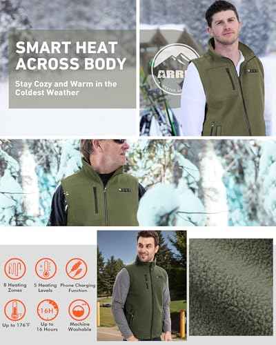Gilet Chauffant Fleece ARRIS pour Hommes