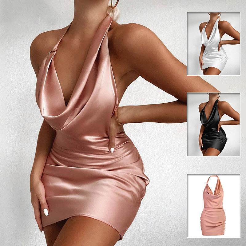 Bien être style robe courte dos nu été sexy et élégante - Bien-être & style 