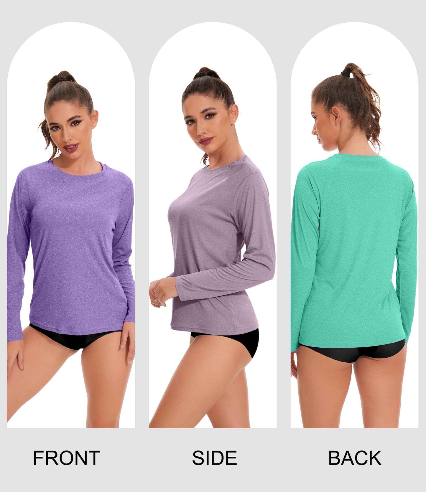 Chemises de Surf Femme 6 Pack UPF 50+
