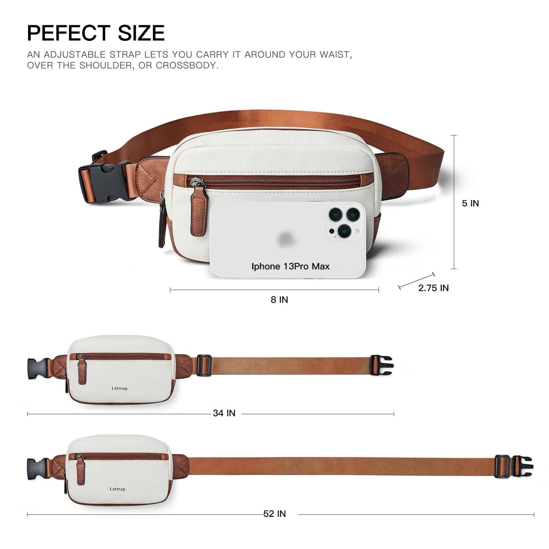 Sac Banane Fanny Pack Étanche pour Femme