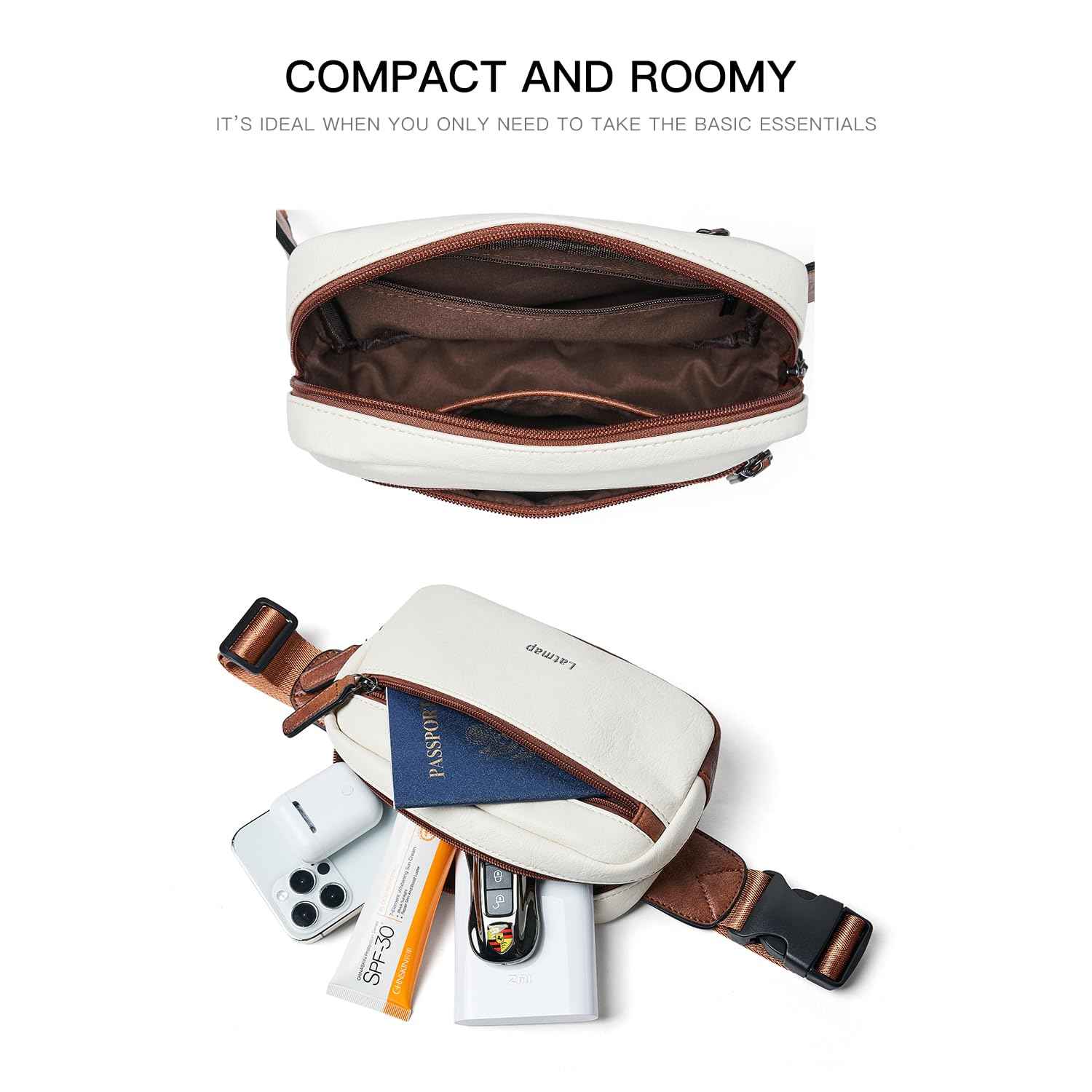 Sac Banane Fanny Pack Étanche pour Femme