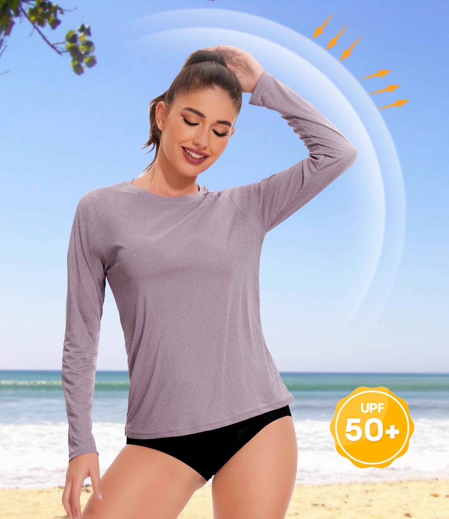 Chemises de Surf Femme 6 Pack UPF 50+