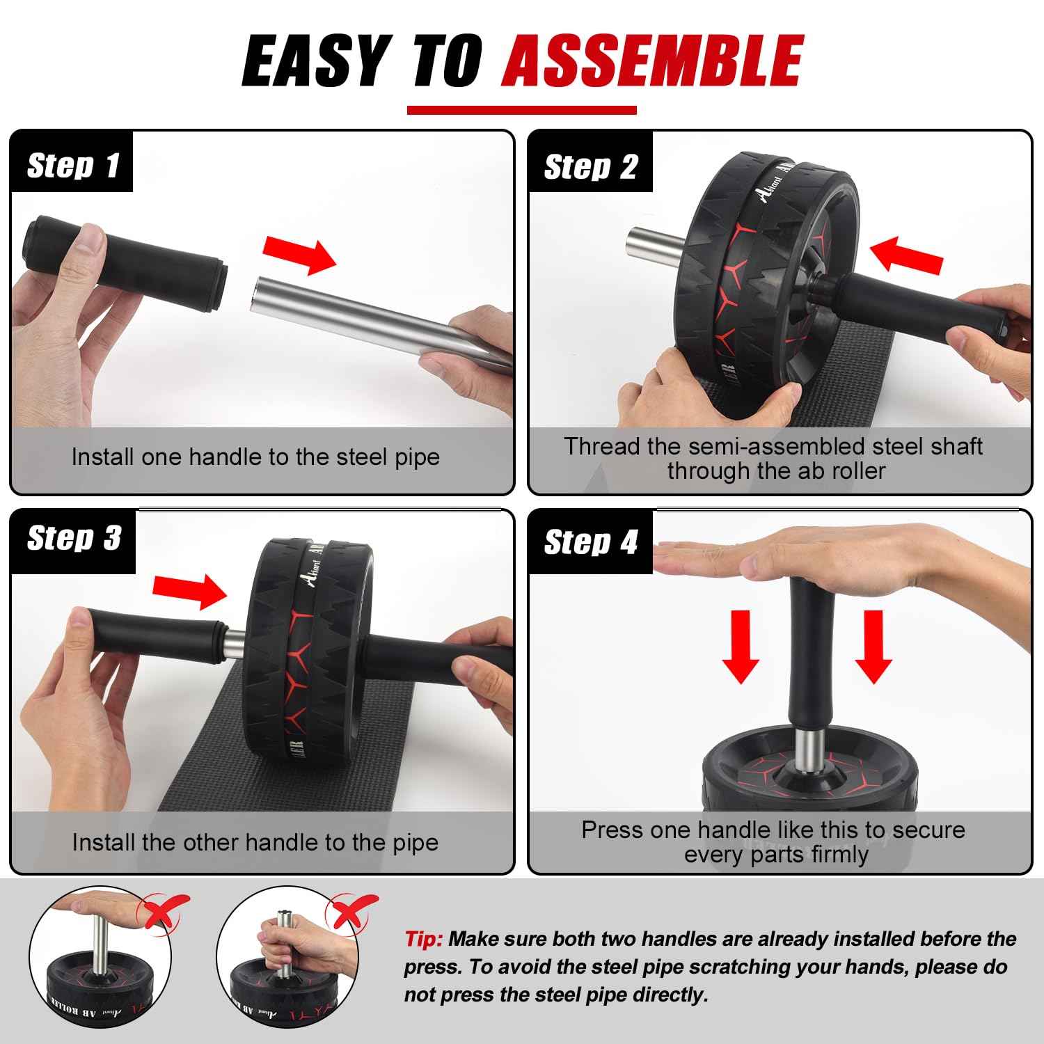 Abiarst Roue Abdominale - Renforcez Votre Core