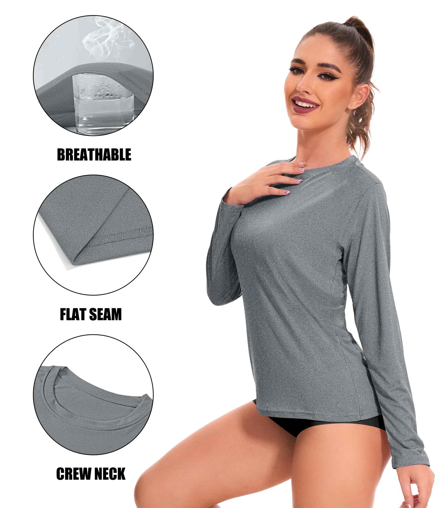 Chemises de Surf Femme 6 Pack UPF 50+