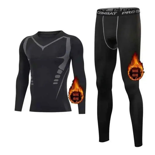 Leggings et haut polaire hiver pour hommes