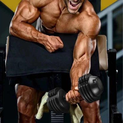 Haltère Adjustable 52LBS en Acier