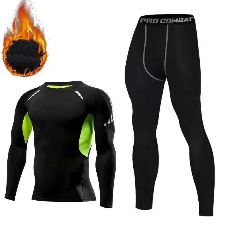 Leggings et haut polaire hiver pour hommes