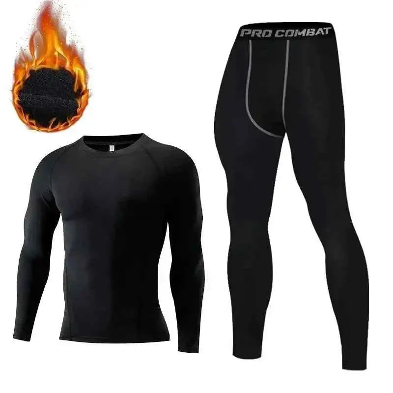 Leggings et haut polaire hiver pour hommes