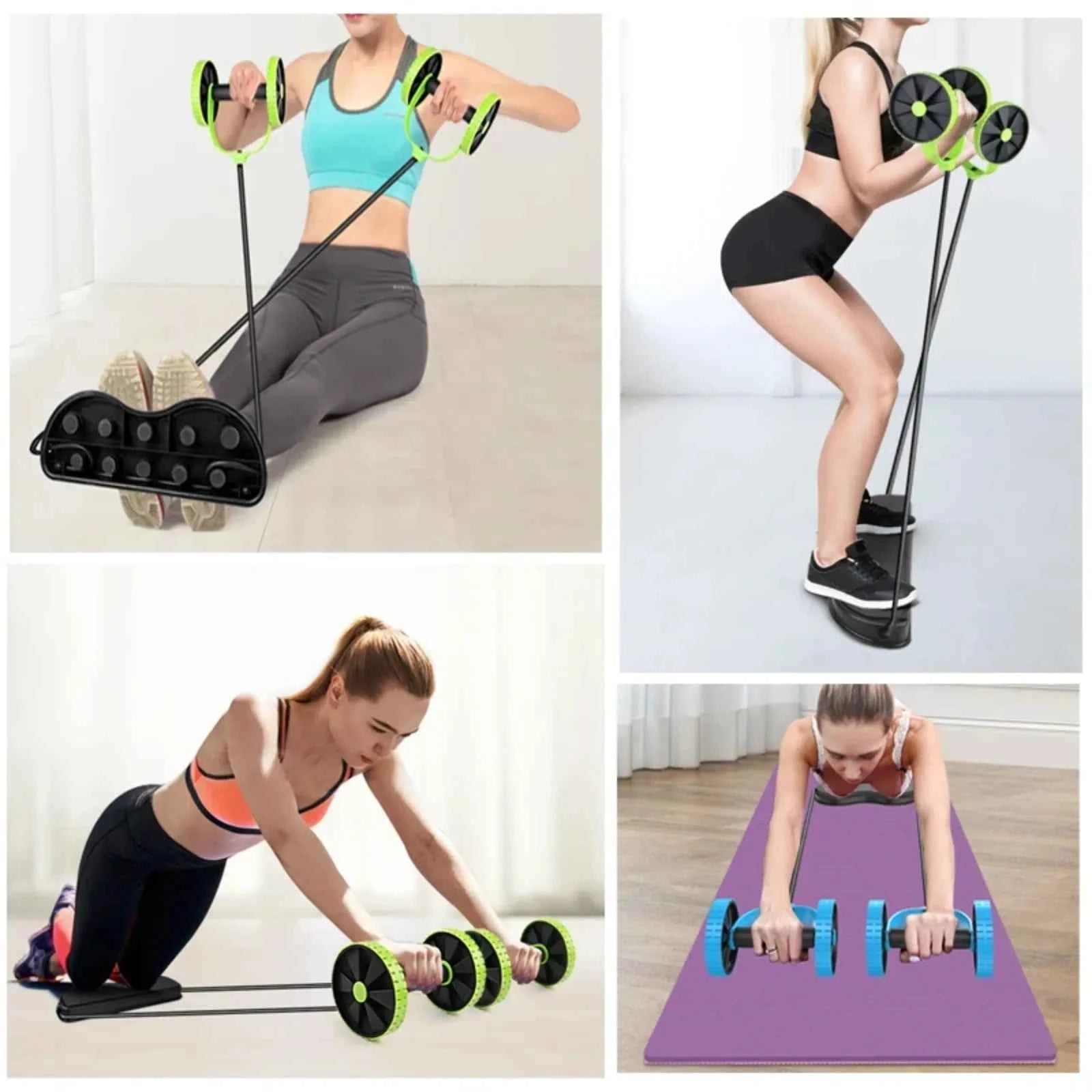 Roue Abdominaux Multifonctionnelle avec Corde