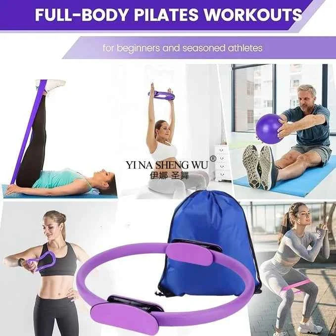 Set Pilates 13 PCS pour Entraînement à Domicile