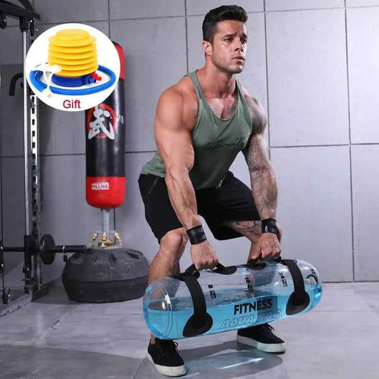 Sac de fitness avec eau - Sac de sable pour entraînement, musculation, CrossFit et exercices à domicile