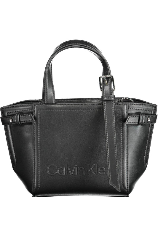 Sac à main femme Calvin Klein en cuir noir élégant - Bien-être & style 