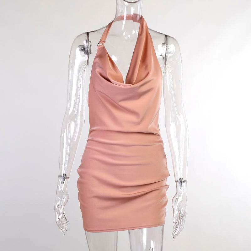 Bien être style robe courte dos nu été sexy et élégante - Bien-être & style 