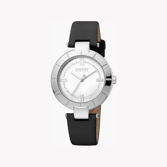 ESPRIT montre en cuir véritable pour femme élégante - Bien-être & style 