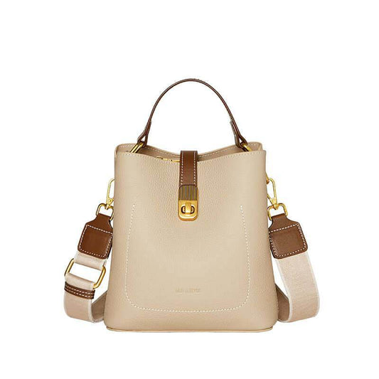 Nalandu sac tendance cuir beige femme style chic - Bien-être & style 