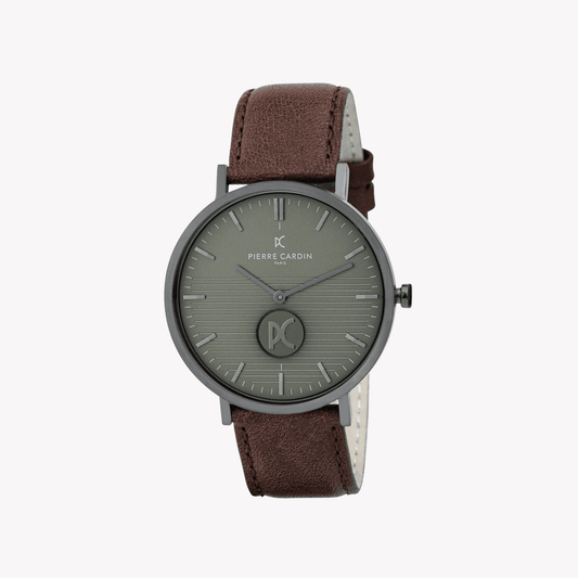 Montre élégante homme marron Pierre Cardin moderne - Bien-être & style 