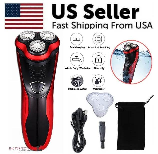 Bien être style Rasoir électrique homme étanche rechargeable - Bien-être & style 