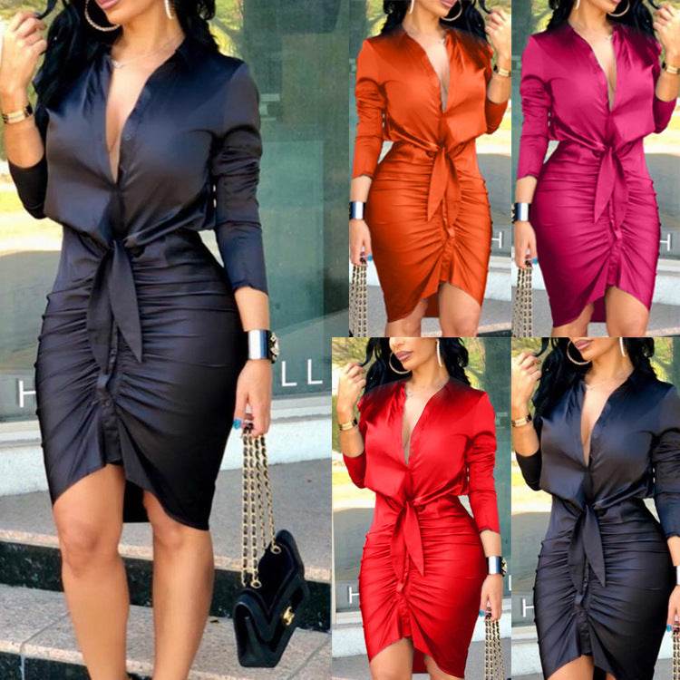 Robe chemise élégante femme Bien être style - Chic et Confort - Bien-être & style 
