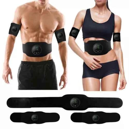 Ceinture de fitness abdominale avec affichage LCD pour entraînement à domicile et perte de poids
