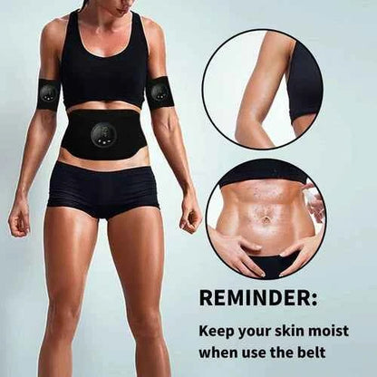 Ceinture de fitness abdominale avec affichage LCD pour entraînement à domicile et perte de poids