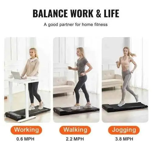 Tapis de Marche Portable 1-6 km/h - Pratique à Domicile