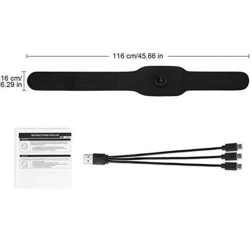 Ceinture de fitness abdominale avec affichage LCD pour entraînement à domicile et perte de poids