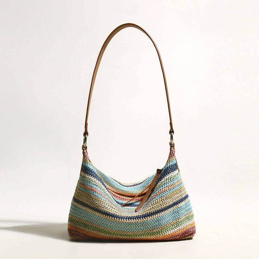 Cilela sac à main coloré tendance femme en crochet - Bien-être & style 