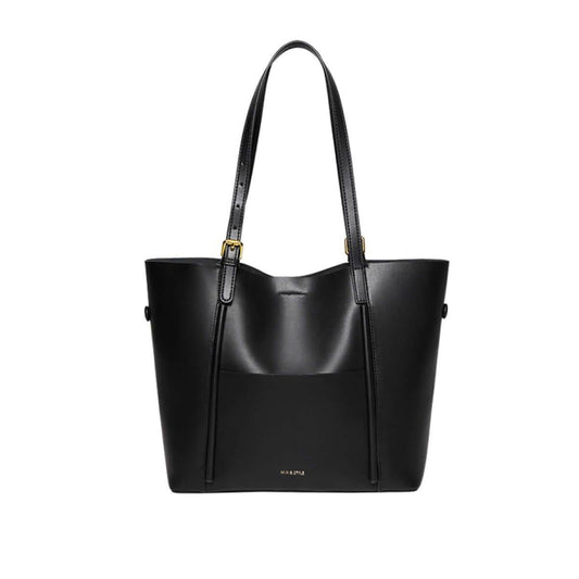 Nalandu sac cabas cuir femme noir élégant et pratique - Bien-être & style 