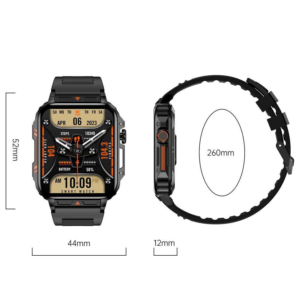 SENBONO Montre connectée outdoor robuste et multifonction - Bien-être & style 