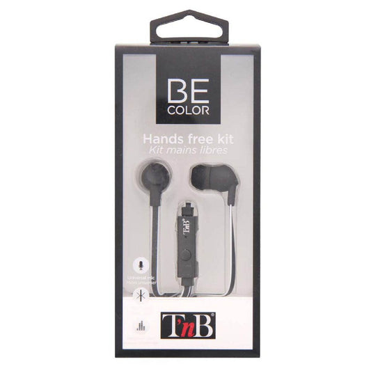 T'NB écouteurs filaires noir et blanc avec micro intégré - Bien-être & style 